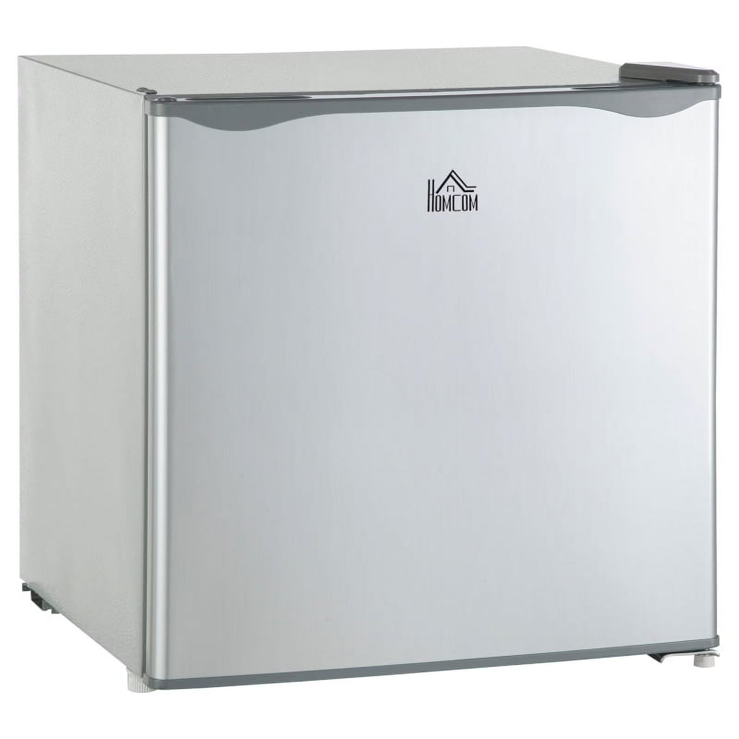 HOMCOM Mini Freezer Countertop, 1.1 Cu.Ft Compact Upright Freezer with Removable Shelves, Reversible Door for Home, Dorm, Apartment and Office, gray 05