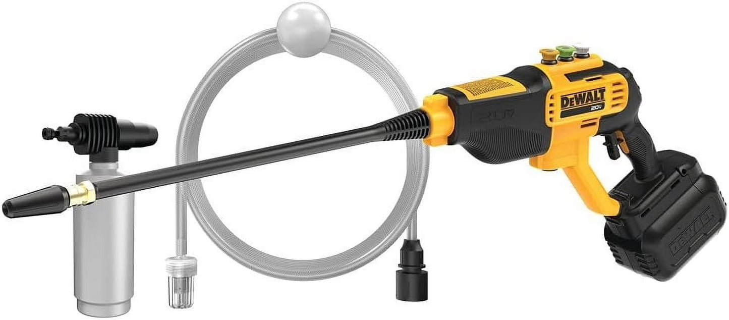 DEWALT Cordless Pressure Washer, Power Cleaner, 550-PSI, 1.0 GPM, Battery Charger Included DCPW550P1