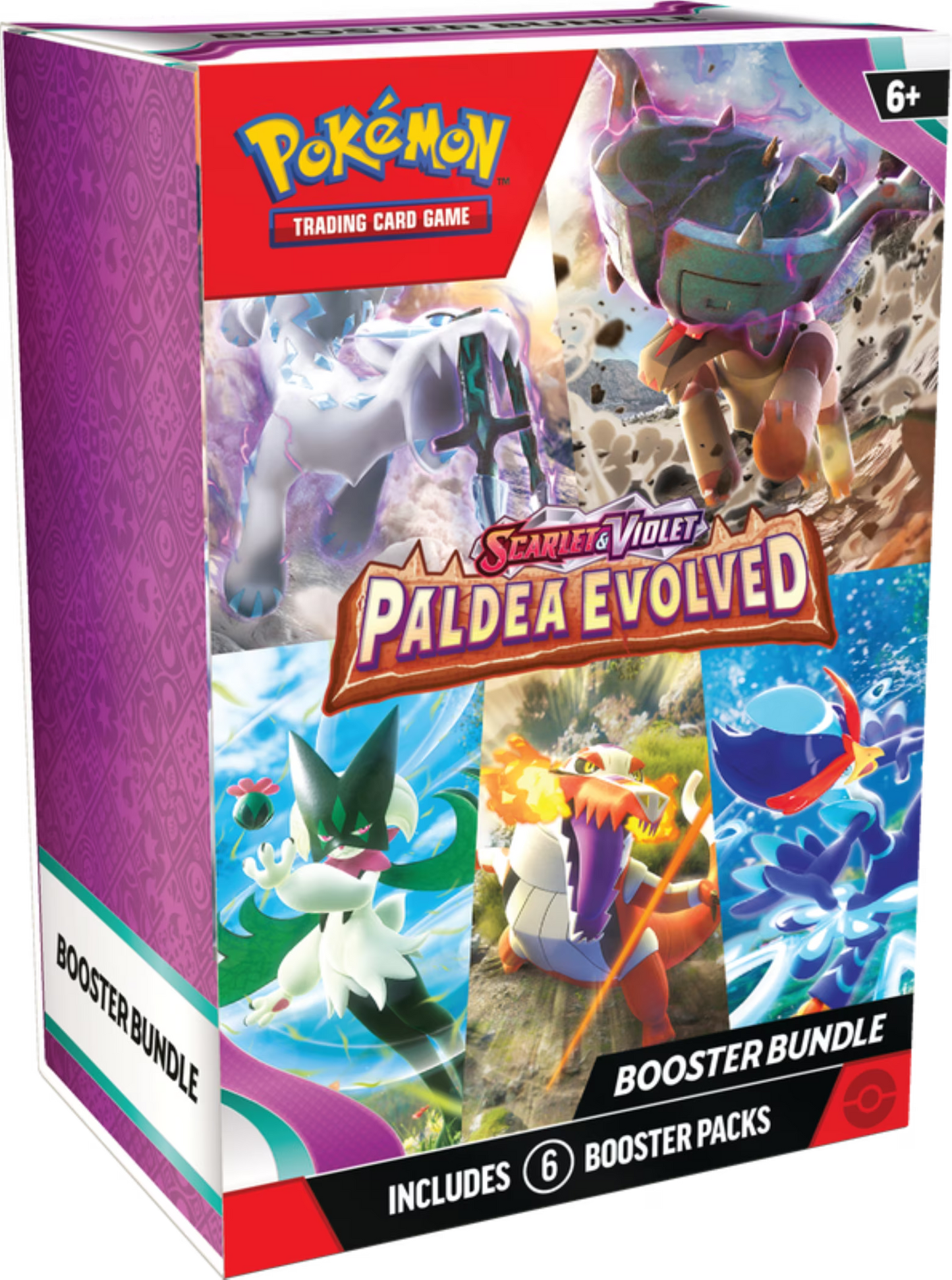 Pokemon Trading Card Game Scarlet Violet 2 Paldea Evolved Booster Bundle 6 Booster Packs
