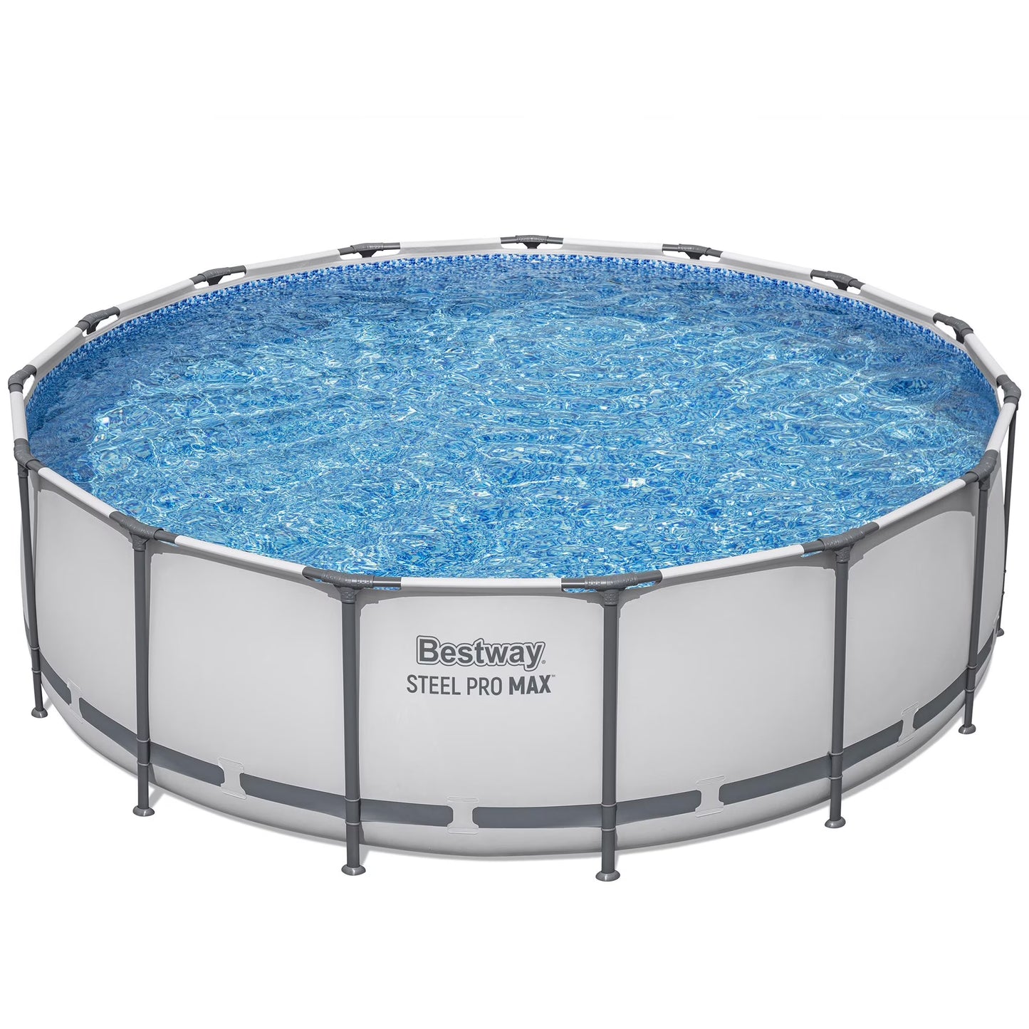Bestway: Steel Pro MAX 15' X 48" Above Ground Pool Set - 4231 Gallon, Outdoor Family Pool, Corrosion Puncture Resistant, Includes Filter, Pump, Ladder Cover(48.03 in)