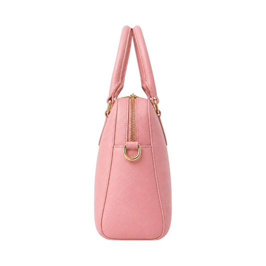Exoticbags Luxury Pink Leather Handbag for Women
