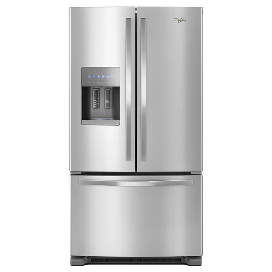 Whirlpool WRF555SDFZ 36-inch 25 cu. ft. French Door Freestanding Refrigerator Stainless Steel(Stainless Steel)