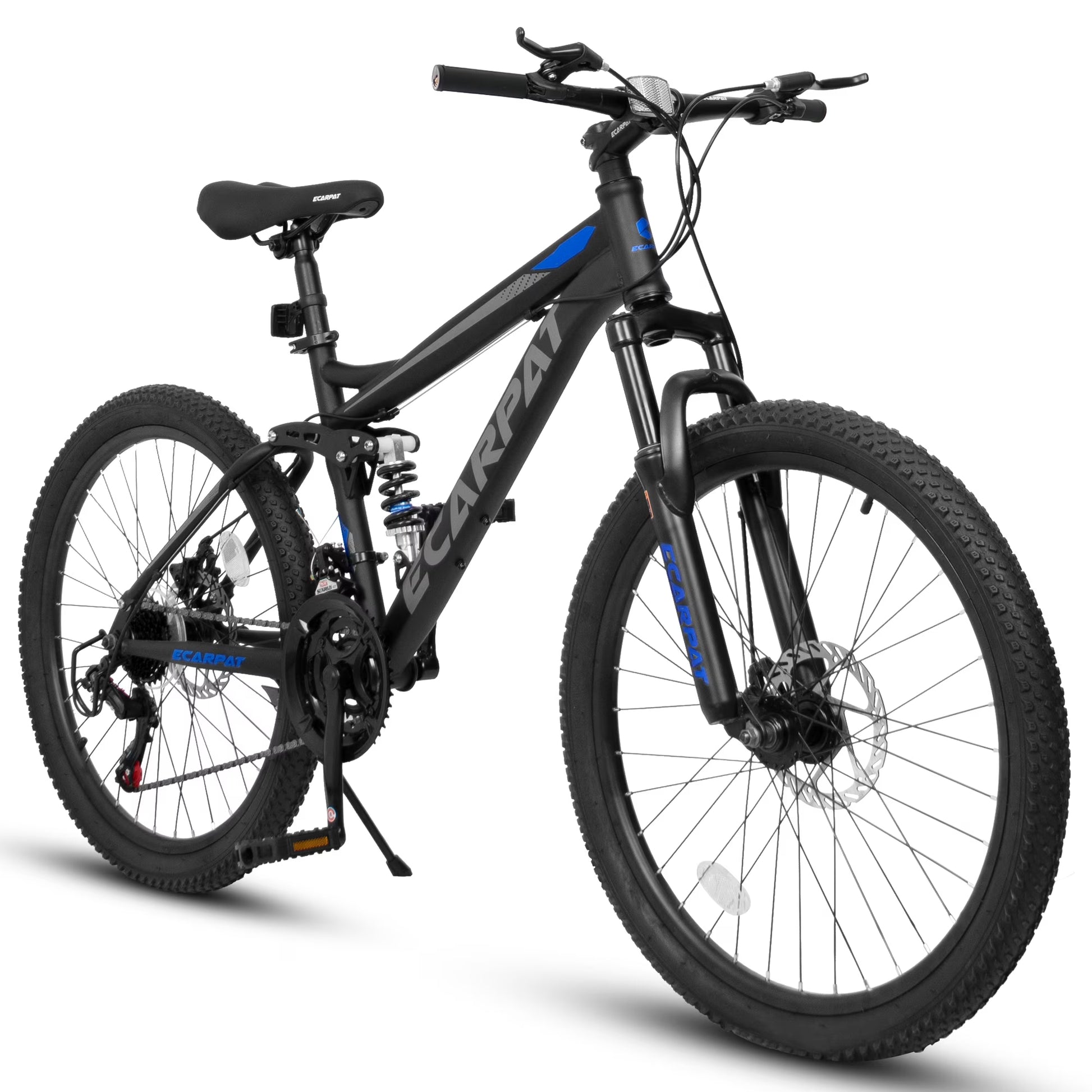 26 Inch Mountain Bike - 21-Speed with Disc Brakes, Durable Frame, Front  Rear Dual-Shock Absorption, Unisex for Commuting, Travel, School  All-Terrain Cycling