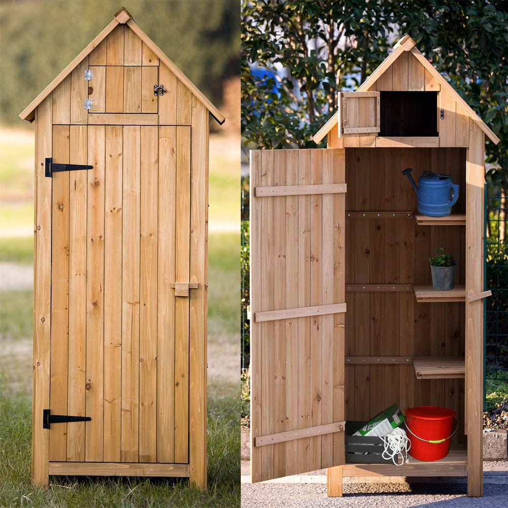 Winado 70" Wooden  lockers with Firwood Single Door Durable