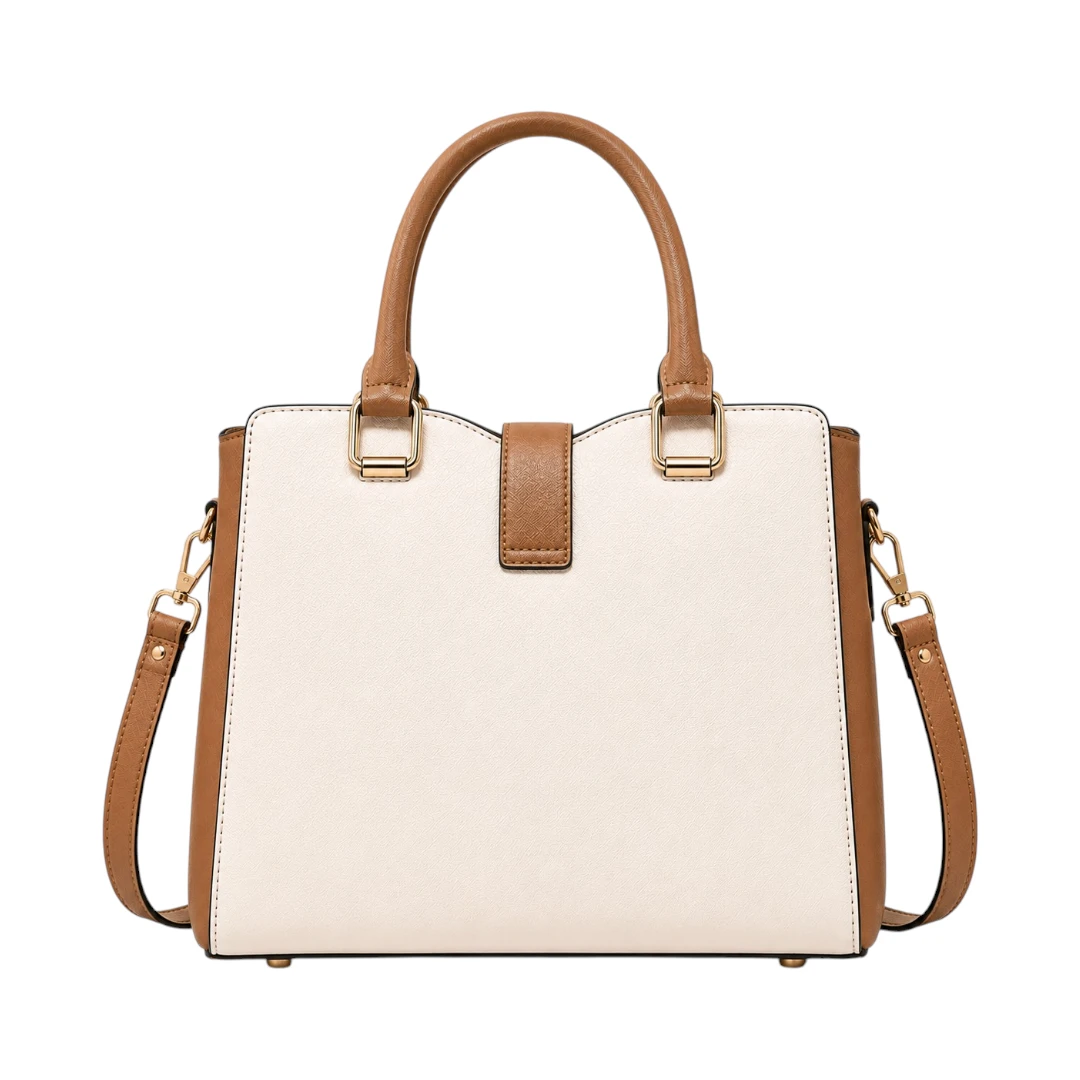 Exoticbags Luxury Beige Tote Handbag for Women