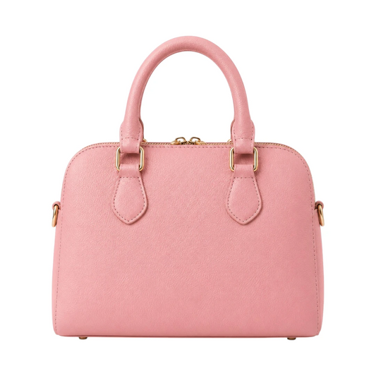 Exoticbags Luxury Pink Leather Handbag for Women