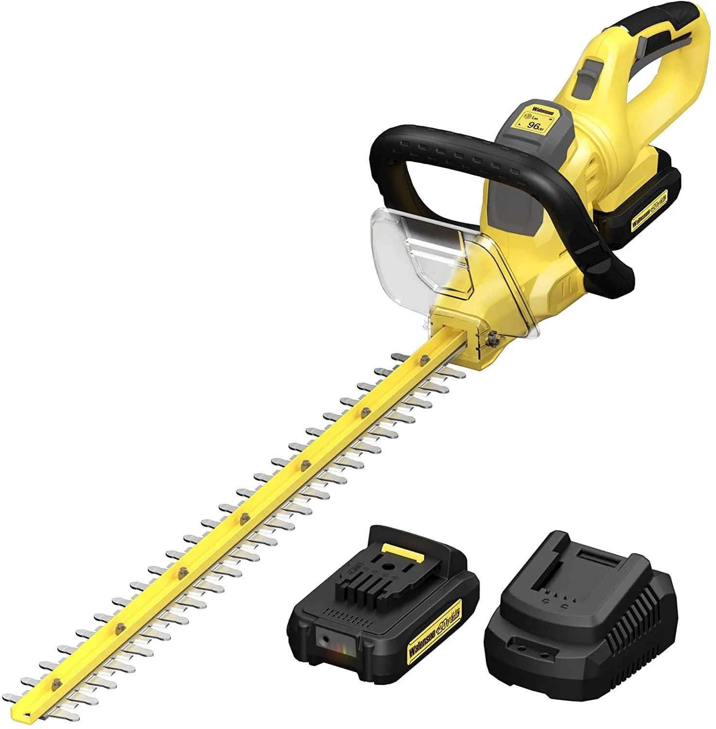Walensee 20V MAX Cordless Hedge Trimmer, 2.0Ah Battery  Fast Charger Included